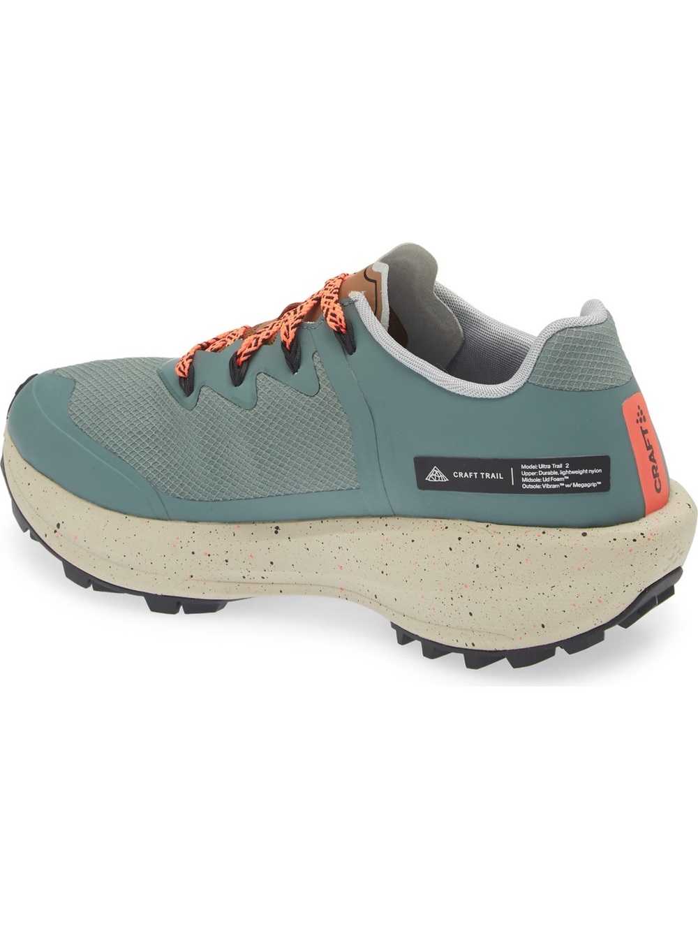Craft ultra trail 2 Blue Yellow Lace Up Trail Running Shoes Womens Size 8